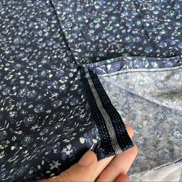 Men Short Sleeve Button Down Shirt Size Large - Picture 3 of 8